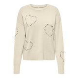 Only Cream Viscose Sweatshirt