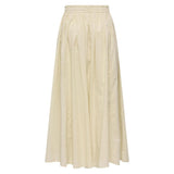 Jacqueline De Yong Beige Cotton Long Skirt