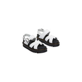 Dr. Martens White Leather Strap-On Sandals