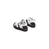 Dr. Martens White Leather Strap-On Sandals