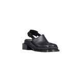 Dr. Martens Black Leather Mules
