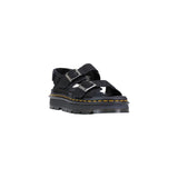 Dr. Martens Black Leather Flat Sandals