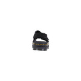 Dr. Martens Black Leather Flat Sandals