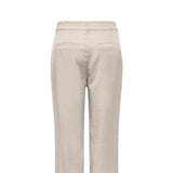 Only Beige Viscose Casual Pants
