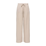 Only Beige Viscose Casual Pants