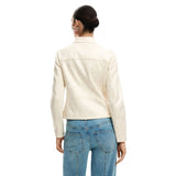 Desigual Beige Polyester Full-Length Jacket
