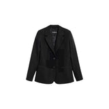 Desigual Gray Polyester Blazer