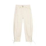 Desigual Beige Cotton Casual Pants