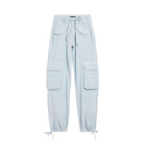 Desigual Blue Cotton Casual Pants