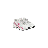 New Balance White Synthetic Athletic Sneakers