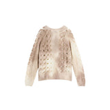 Desigual Beige Marabou Sweatshirt
