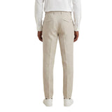 Gianni Lupo Beige Linen Casual Pants