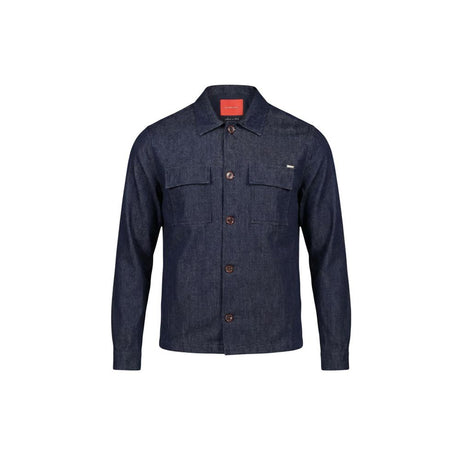 Gianni Lupo Blue Lyocell Jacket