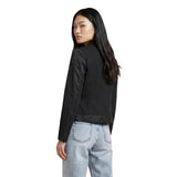 Blauer Black Polyamide Biker Jacket