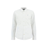 Barbour White Cotton Dress Shirt