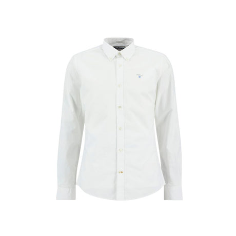 Barbour White Cotton Dress Shirt