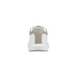 Armani Exchange Cream Leather Low Top Sneakers