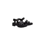 Timberland Black Leather Platform Sandals