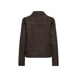Jacqueline De Yong Brown Polyester Full-Length Jacket