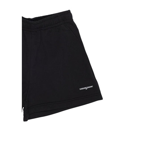Tommy Hilfiger Jeans Black Recycled Cotton Short And Mini Shorts