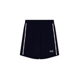 EA7 Emporio Armani Blue Cotton Knee Length