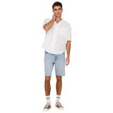 Only & Sons Light Blue Cotton Bermuda Shorts