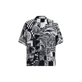 Versace Black Silk Shortsleeve Shirt
