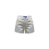 Karl Lagerfeld Cream Denim Shorts