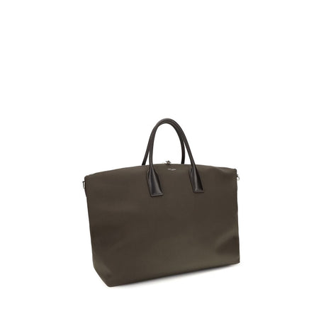 Saint Laurent Brown Calf Leather Bos Taurus Luggage And Travel