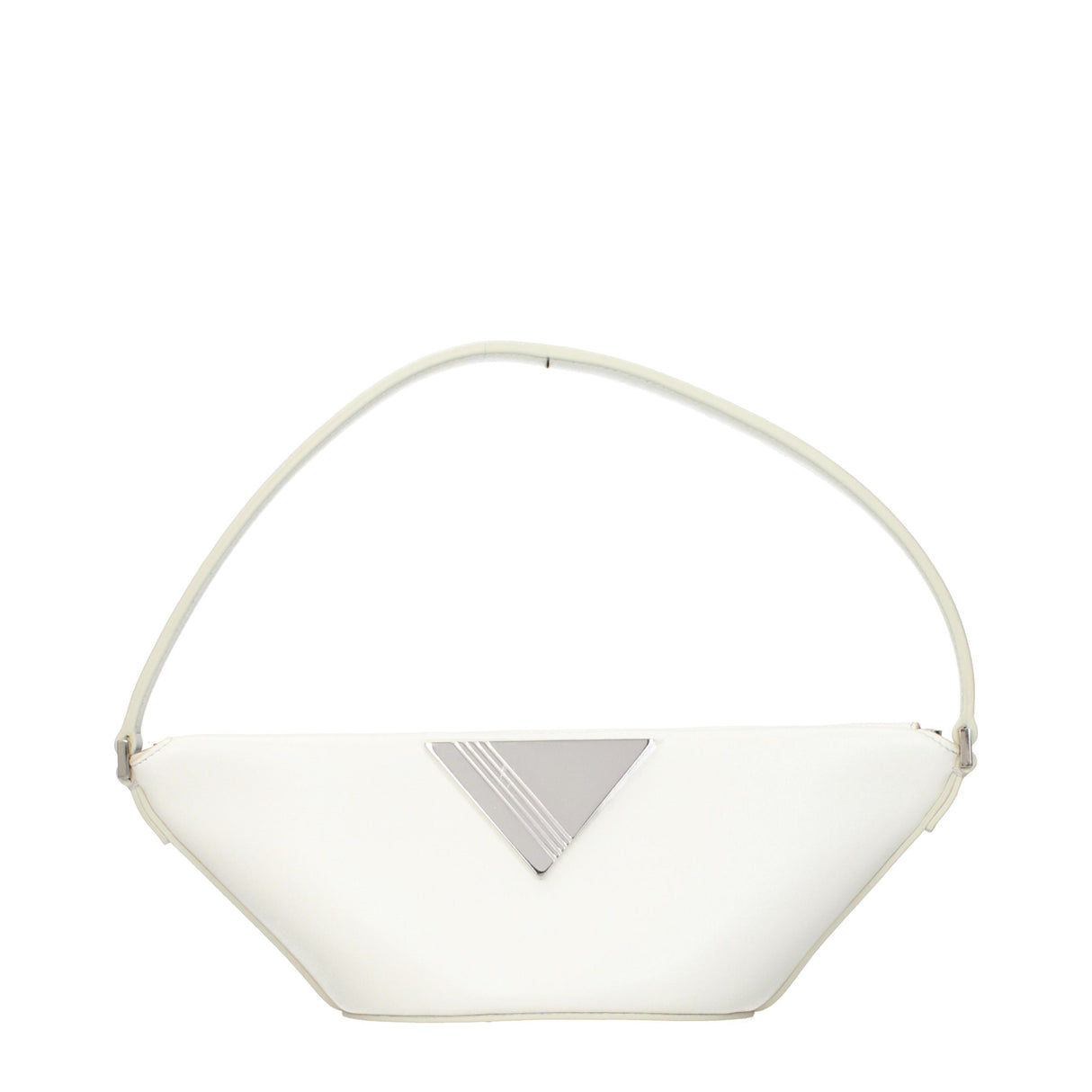 The Attico White Leather Handbag