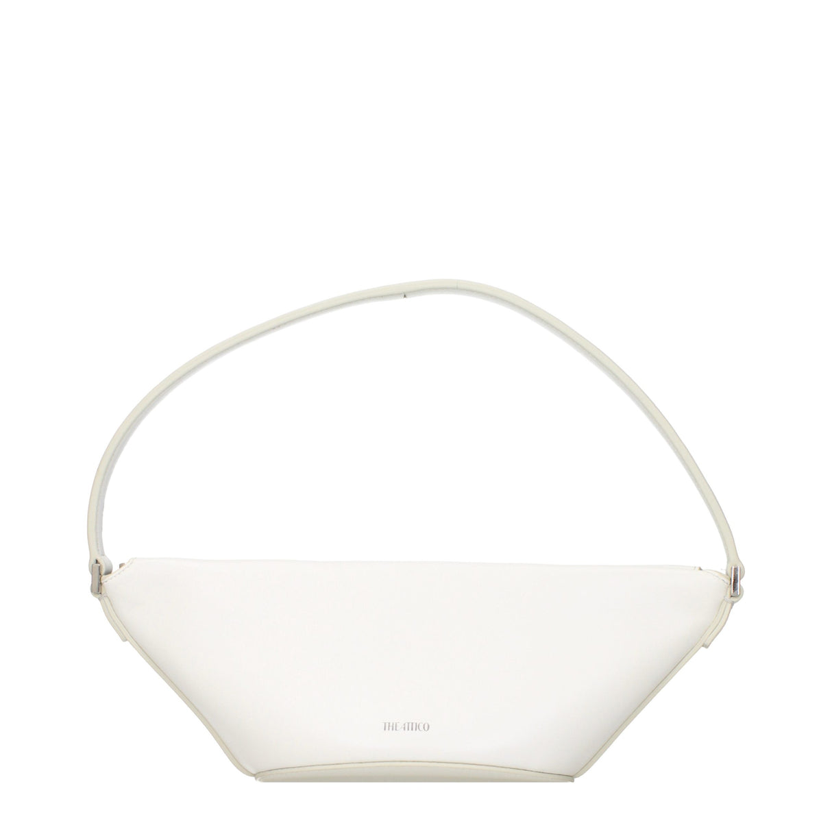 The Attico White Leather Handbag