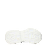 Dolce & Gabbana White Fabric Athletic Sneakers