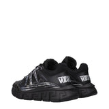 Versace Black Fabric Athletic Sneakers