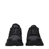 Versace Black Fabric Athletic Sneakers