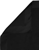 Dolce & Gabbana Black Silk Square Handerkerchief Pocket Scarf
