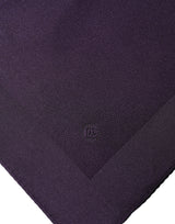 Dolce & Gabbana Men Purple Square Handerkerchief Pocket Scarf