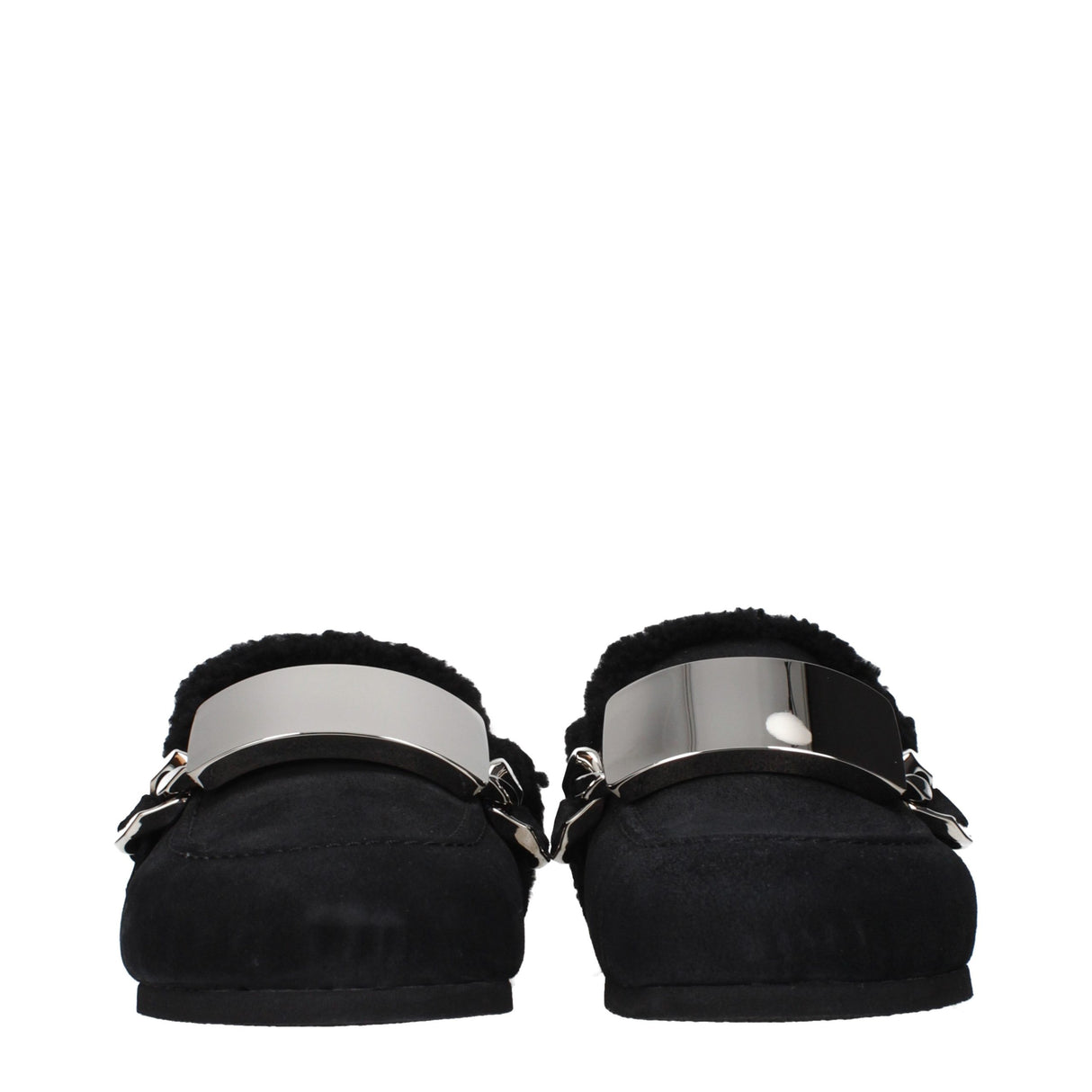 J.W.Anderson Black Leather Slippers