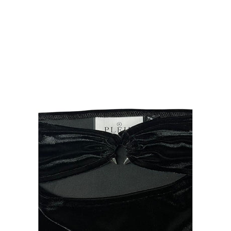 Philipp Plein Black Cotton Women Skirt