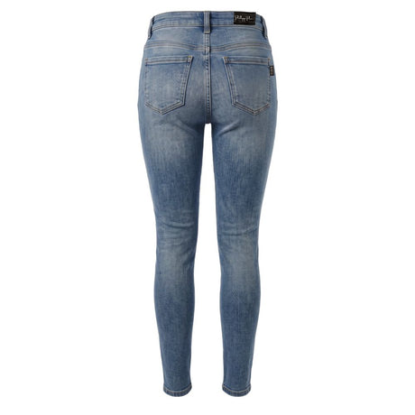 Philipp Plein Blue Cotton Women Jean