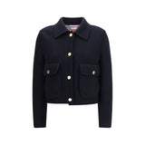 Thom Browne Blue Wool Oves Aries Full-Length Jacket