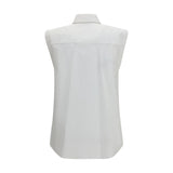 Brunello Cucinelli White Cotton Shirt