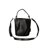 Desigual Nero Poliuretano Women's Bag with Shoulder Strap and Internal Pocket
