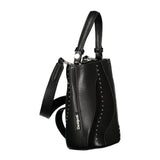 Desigual Nero Poliuretano Women's Bag with Shoulder Strap and Internal Pocket