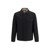 Burberry Black Wool Oves Aries Full-Length Jacket
