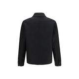 Burberry Black Wool Oves Aries Full-Length Jacket