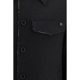 Burberry Black Wool Oves Aries Full-Length Jacket