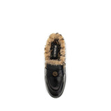 PINKO Black Calf Leather Bos Taurus Mules