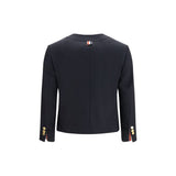 Thom Browne Blue Wool Oves Aries Jacket