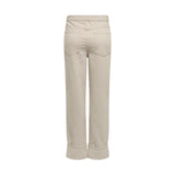 Only Beige Cotton Mom Jeans