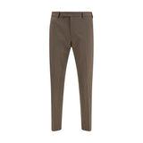 PT Torino Brown Wool Oves Aries Dress Pants